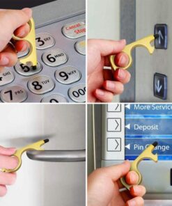 Инструменти за отваряне на врати без докосване с висулка ключодържател