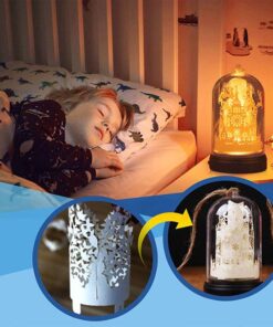Направи си сам Light n’ Shadow Paper Night Lamp
