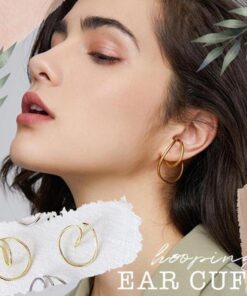 Щипка за ухо за обеци с геометрия