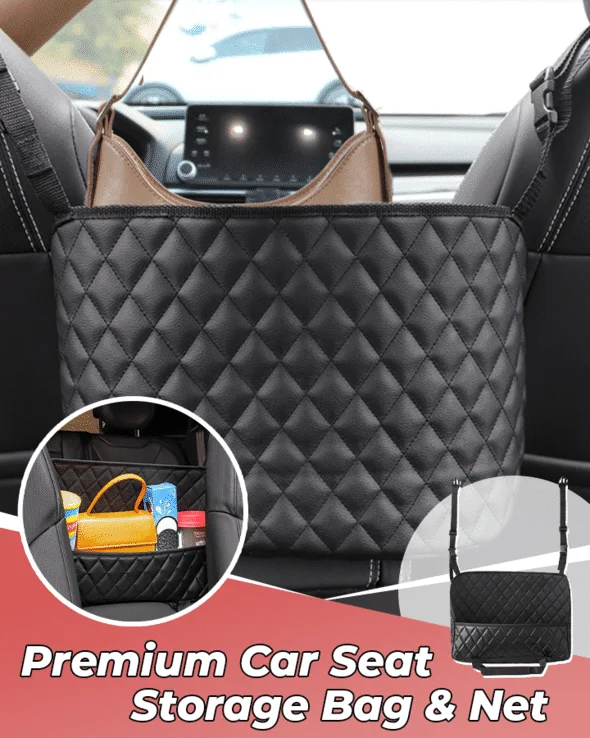 Премиум чанта за съхранение и мрежа за столче за кола - Image 7