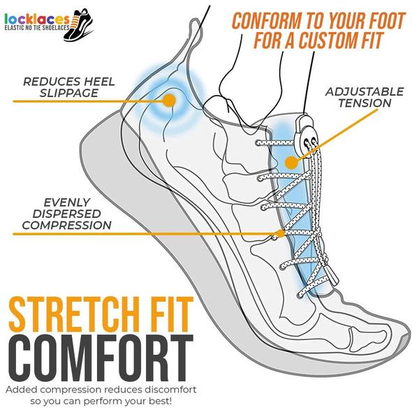 Еластични връзки за обувки без завързване - Image 2