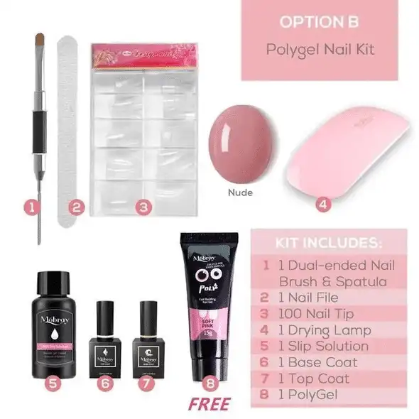 Комплект за удължаване на нокти PolyGel - Image 5