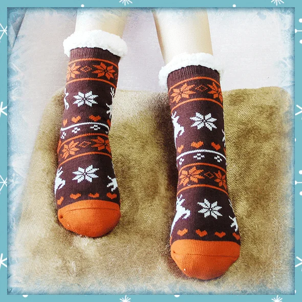 Удобни термо чорапи с чехли - Image 6