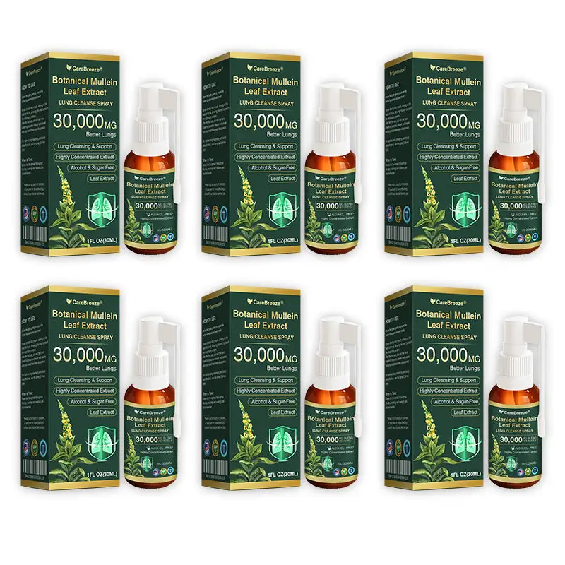 CareBreeze® Ботанически спрей за почистване на белите дробове с екстракт от листа на лопен - Image 13