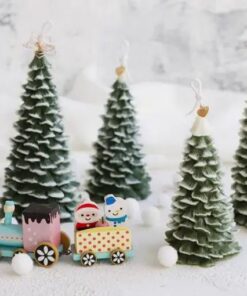 Занаятчийски комплект коледни свещи „направи си сам“.