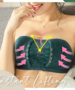 Сутиен Push Up с дантелени шнурчета