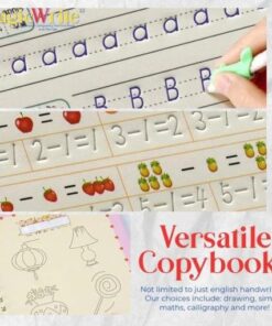 MagicWrite многократно използваема учебна книга по калиграфия и комплект химикалки