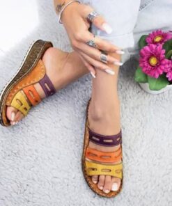 Трицветен ортопедичен сандал PERFECTWALK