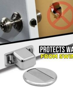 Невидим магнитен ограничител на вратата от цинкова сплав